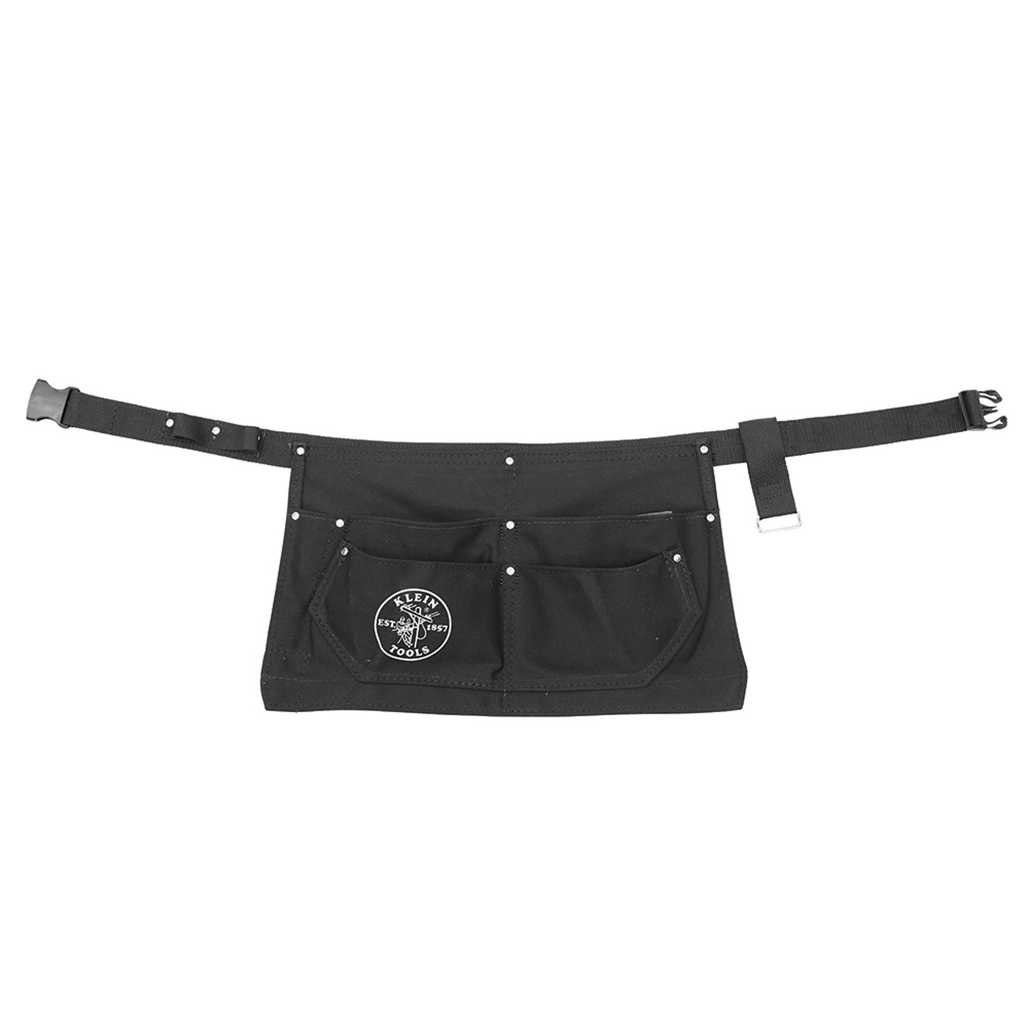 Klein Tools, Electricians Tool Apron M/L, Color Black, Pockets (qty.) 6 Material Canvas, Model# 42200